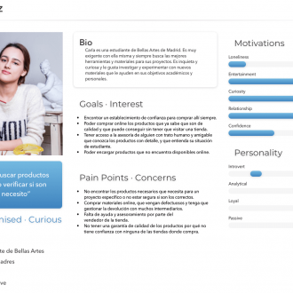 User persona Carla Lopez