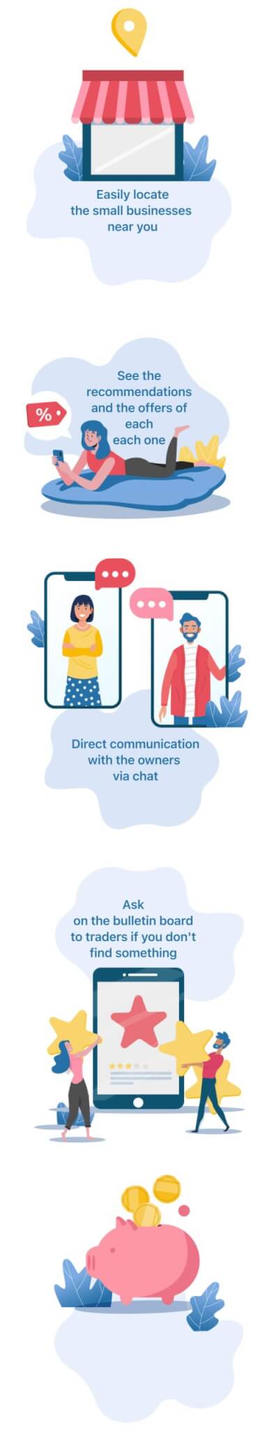 +Local - Closer to your local businesses.